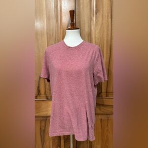 Abound Heathered Maroon Crewneck Tee - EUC - L